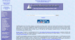 Desktop Screenshot of coastmanagement.net