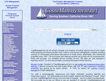 Tablet Screenshot of coastmanagement.net